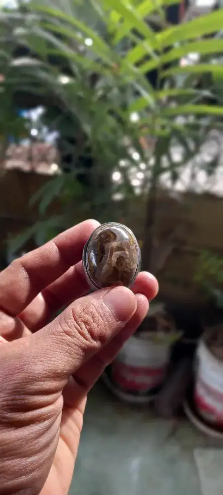 Cincin batu akik combong