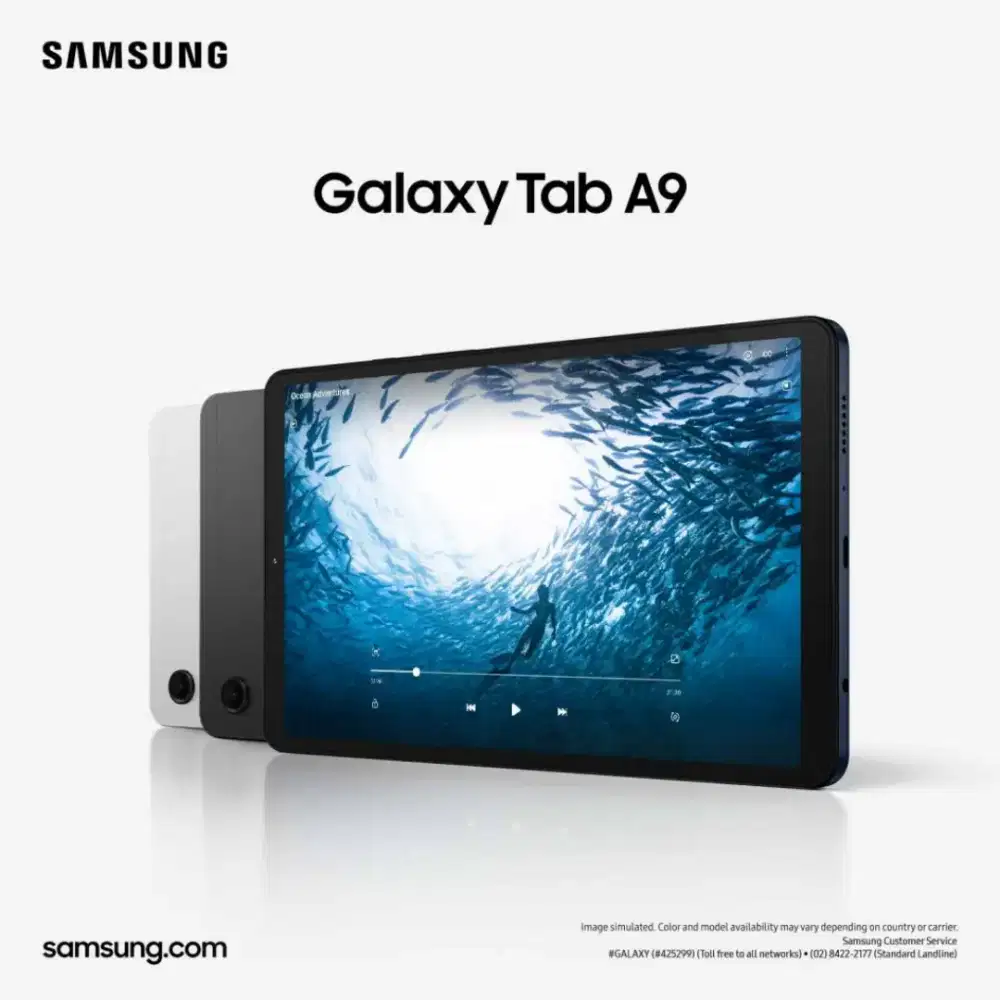 tablet Samsung Galaxy tab A9 4g LTE 4/64 Segel baru Garansi Resmi
