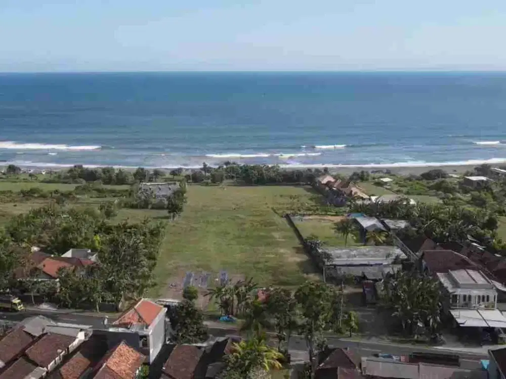 Tanah los pantai medewi surfing, kawasan resort mewah