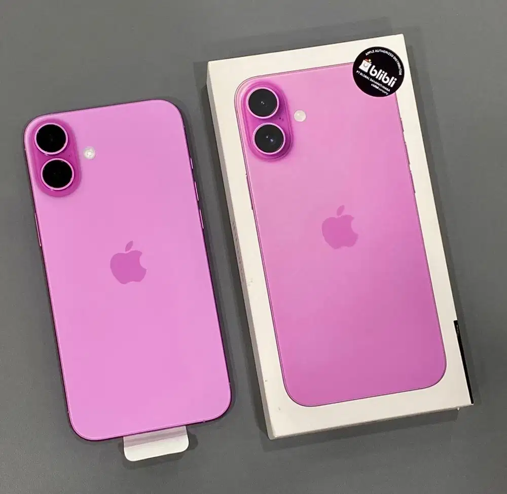 iPhone 16 Plus 256GB Pink Resmi iBox like new