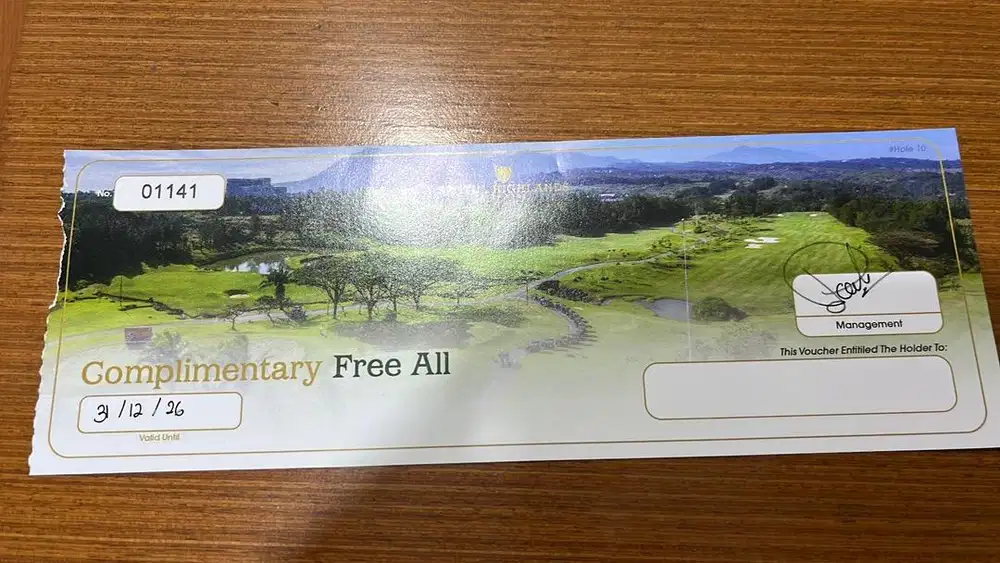 Jual Murah Voucher Golf Green Fee Sentul Highland Bogor