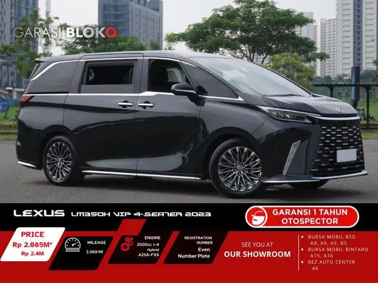 (Odo 4rb) Lexus LM350h Hybrid Luxury VIP A25A-FXS 2023
