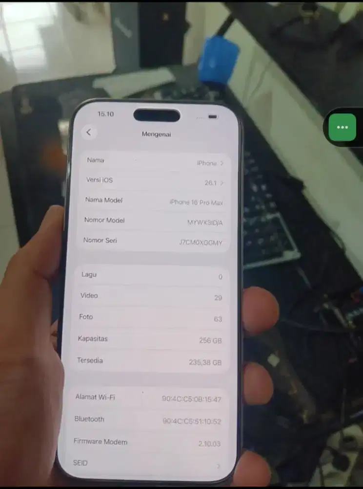 iPhone 16 pro max 256 gb