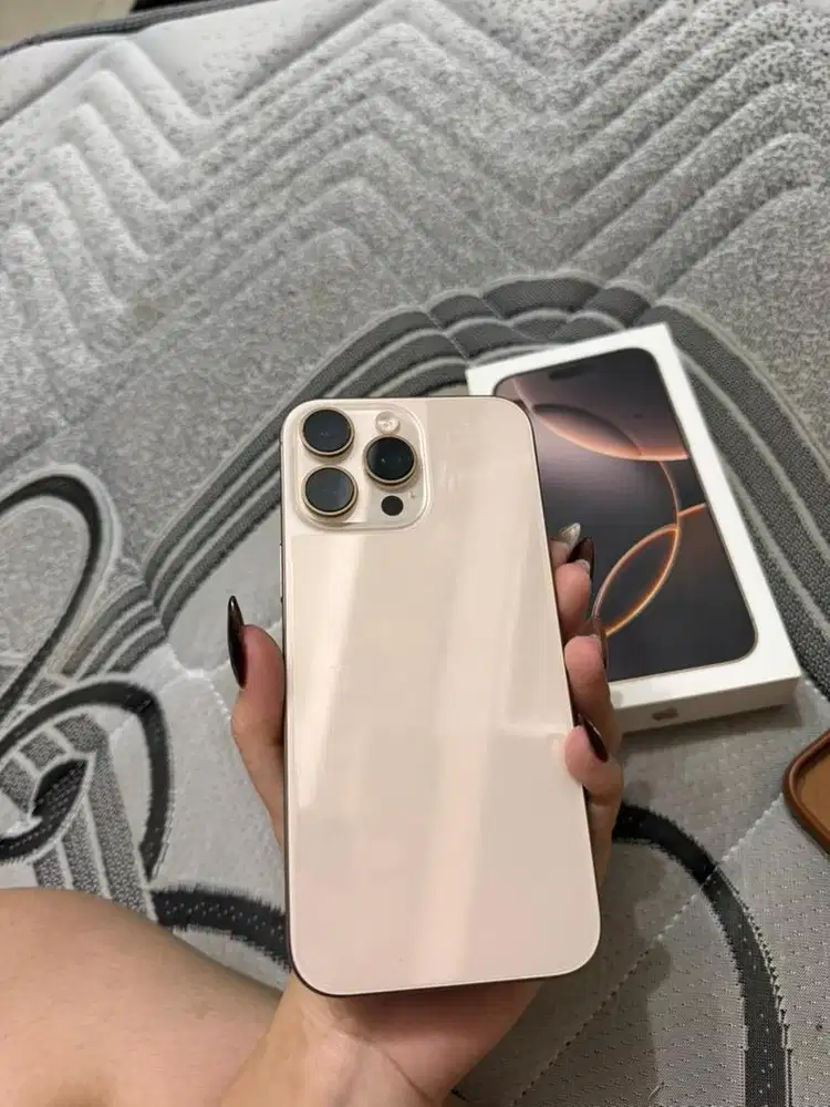 jual hp iphone 16 pm dessert titanium 256 gb