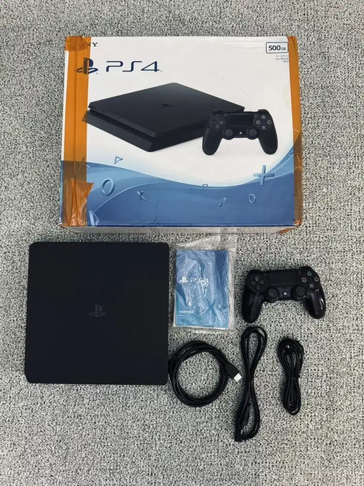 Ps4 Slim 500Gb Original Bonus Kaset dan Sudah Ada Games Didalamnya