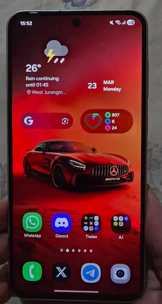 Samsung Galaxy A56 12/256 GB warna biru