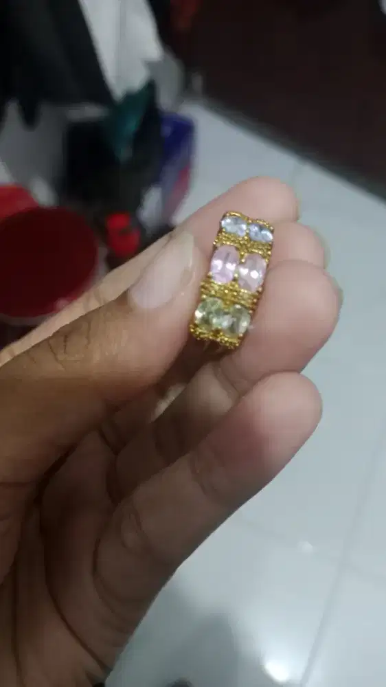 Cincin Permata Rainbow
