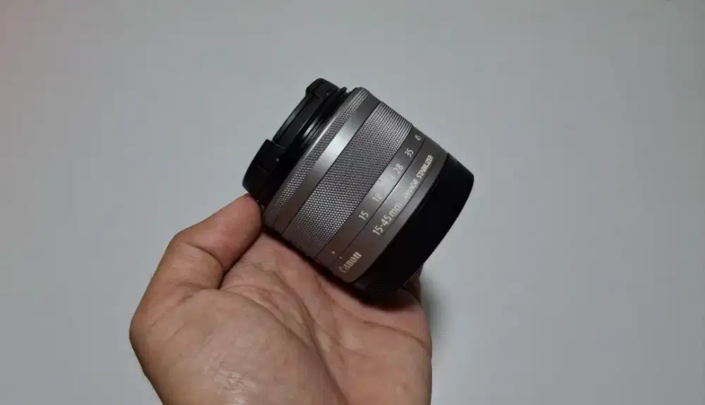Lensa Canon Mirrorless 15-45mm is stm