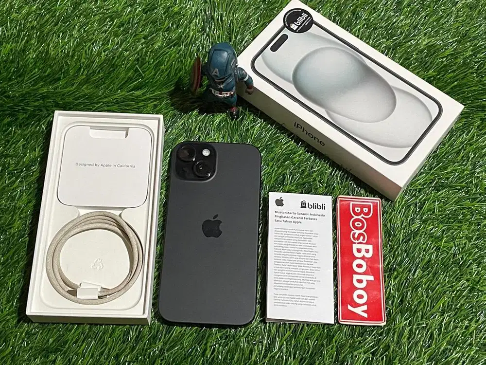 iPhone 15 128gb Black Garansi Resmi ibox gdn aktif bandung