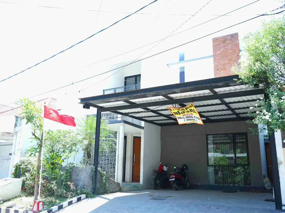 Dijual via lelang rumah perumahan Ketintang Permai lokasi strategis