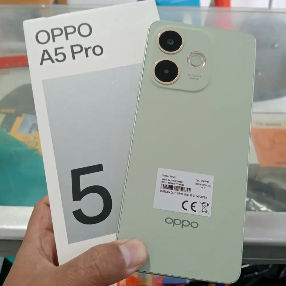 Oppo A5Pro ram 16gb (8+8) memori 128gb garansi resmi oppo