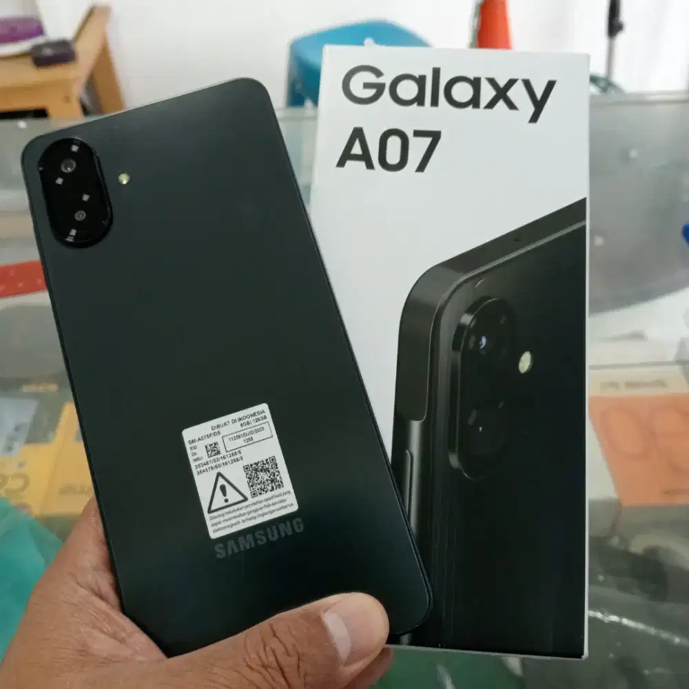 Samsung A07 ram 12gb (6+6) memori 128gb garansi resmi samsung