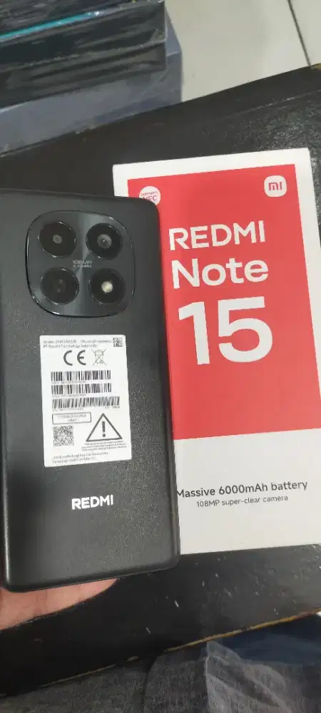 Xiaomi redmi note 15 layar lengkung ram 8/256