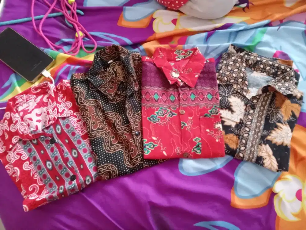 Batik anak unisex laki perempuan usia 3 4 5 thn