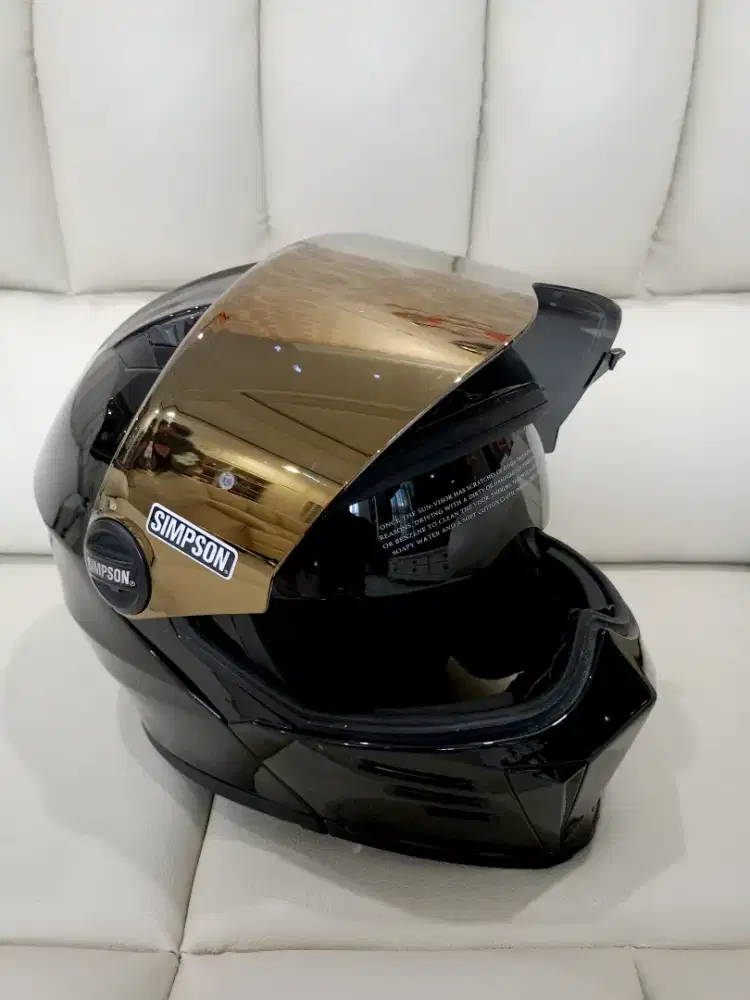 Helm Simpson Darksome Black Glossy Modular