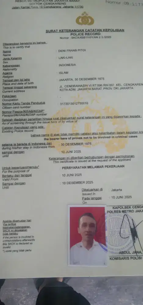 Cari kerja supir pribadi / rumahan