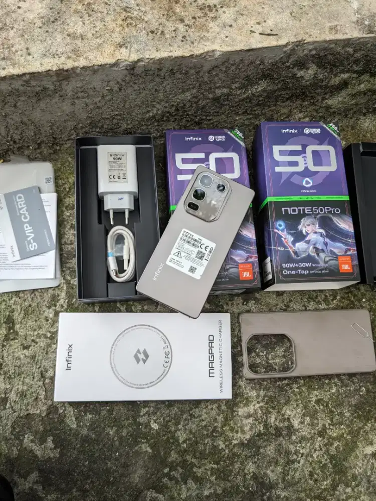 Infinix note 50 pro 8/256GB fullset ori Garansi on