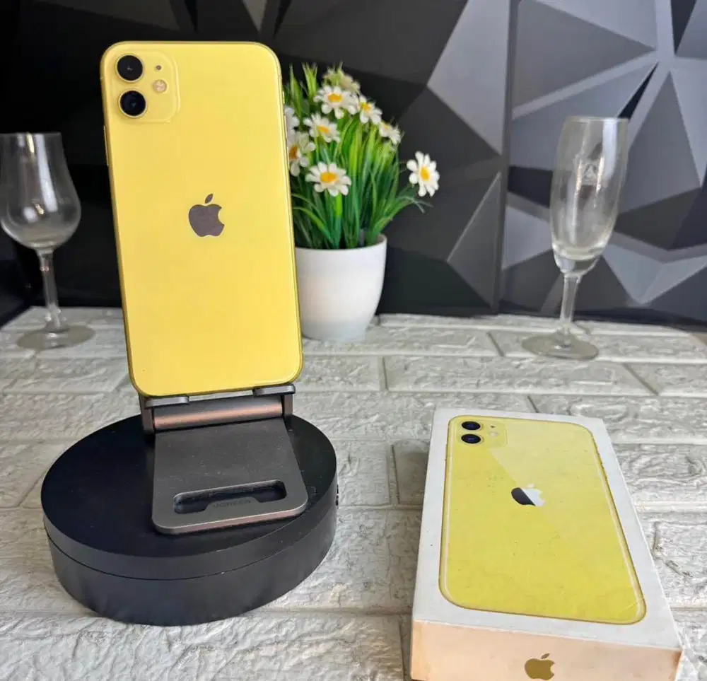 iPhone 11 256GB Garansi Resmi iBox Yellow Battery Health 85%