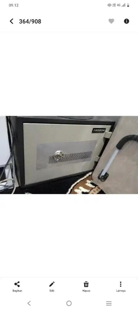 Di jual brangkas pemakaian sndiri 99% mulus