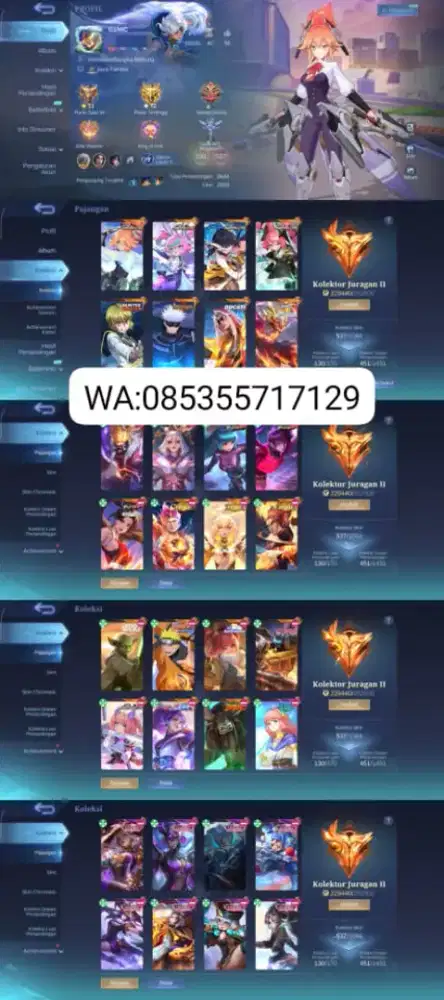 AKUN ML SPEK GAGAH LOG GUGEL