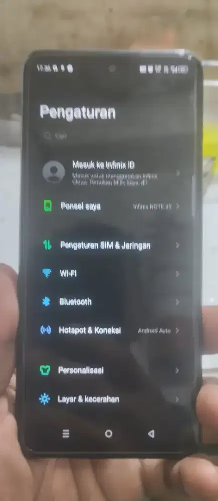 Di jual infinik note 30 ram 8/256