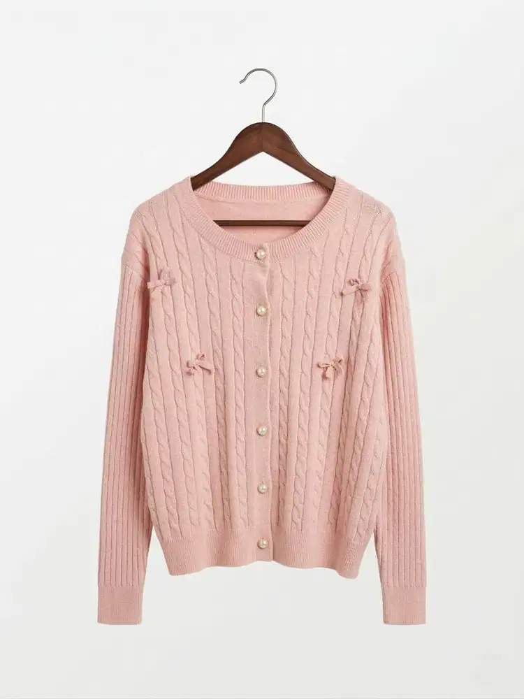 Cardigan warna pink