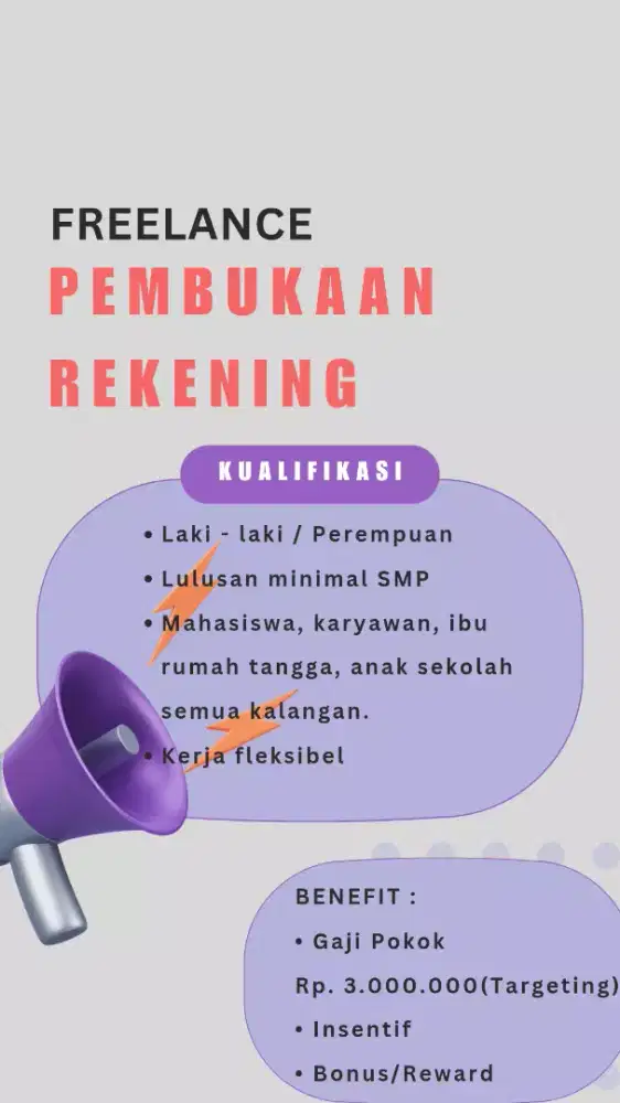 FREELANCE lowongan