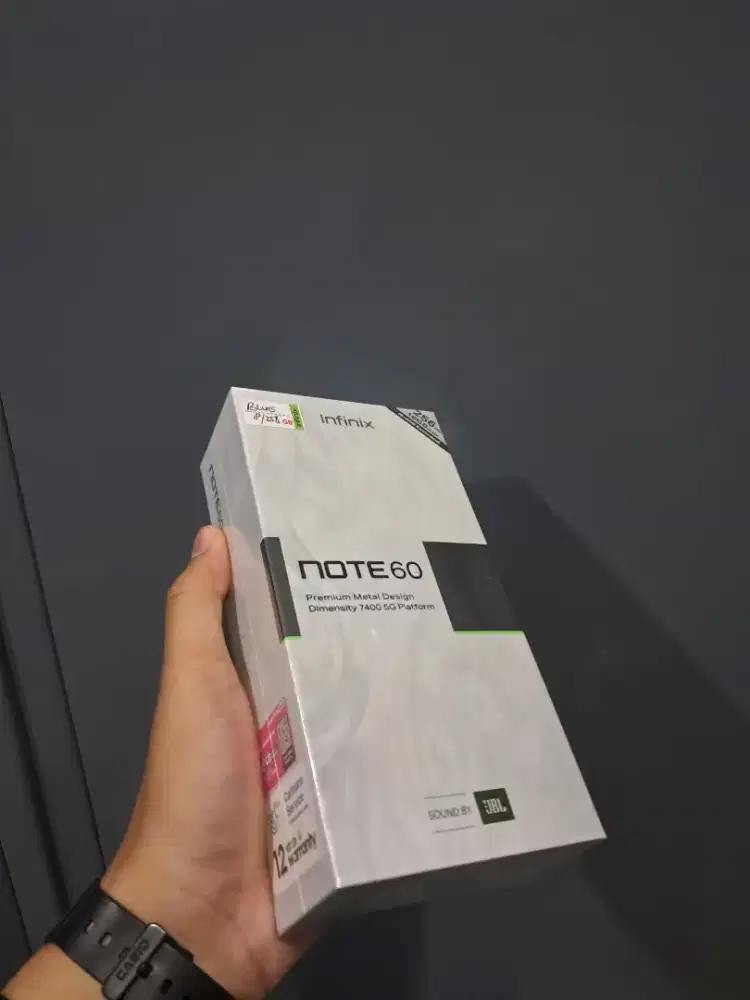 Jual Infinix Note 60 8+8/256 new GARANSI