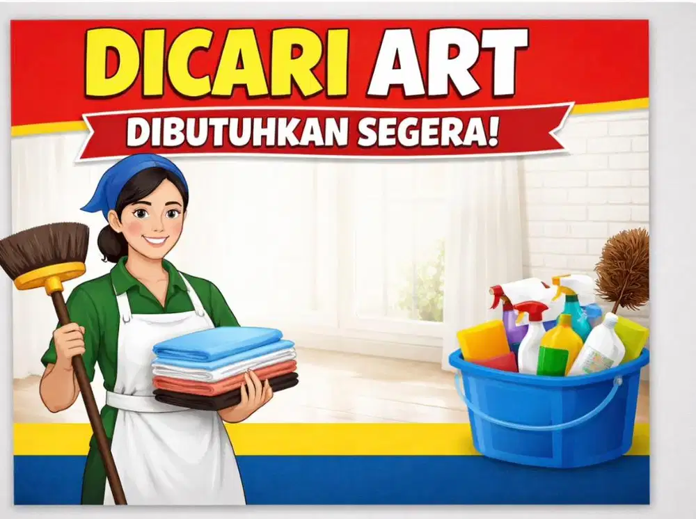 Dicari ART SERIUS – LANGSUNG KERJA!