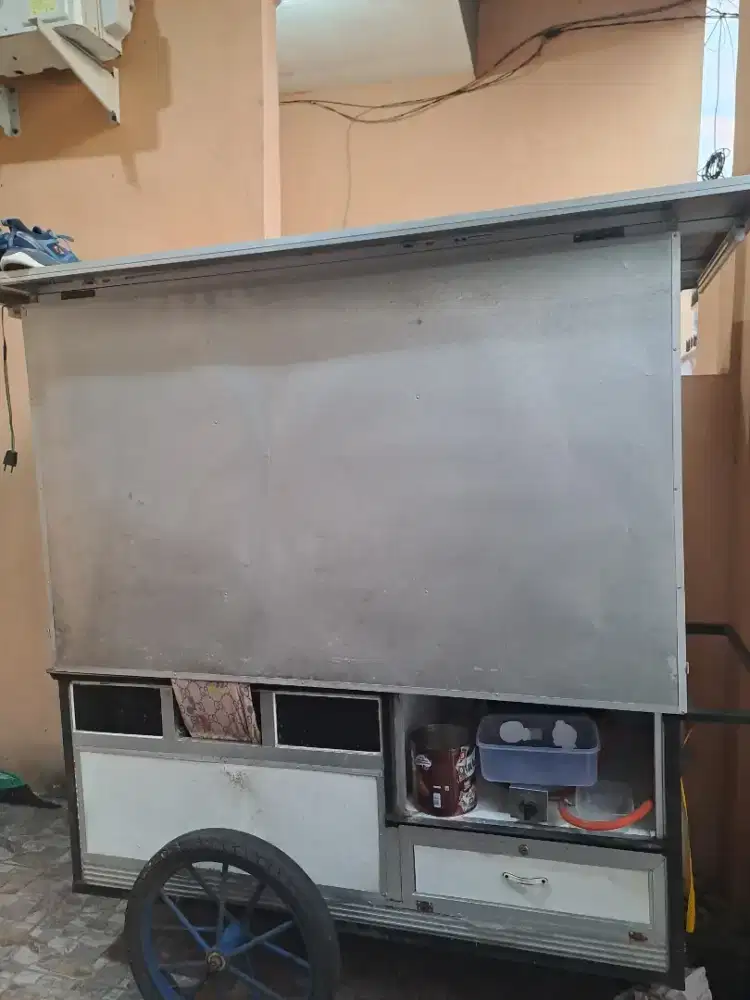 Gerobak alumunium bagus