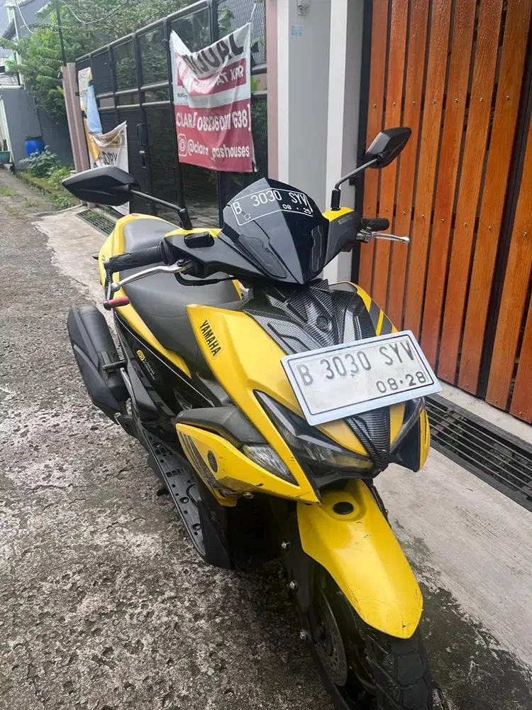 DIJUAL YAMAHA AEROX VVA 2017 - PAJAK PANJANG | MESIN HALUS | BODY GRES