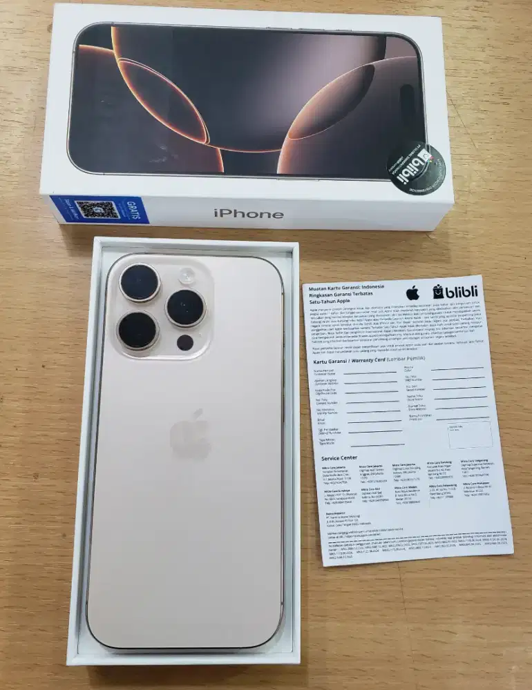 iPhone 16 Pro 256GB Dessert Titanium Mulus