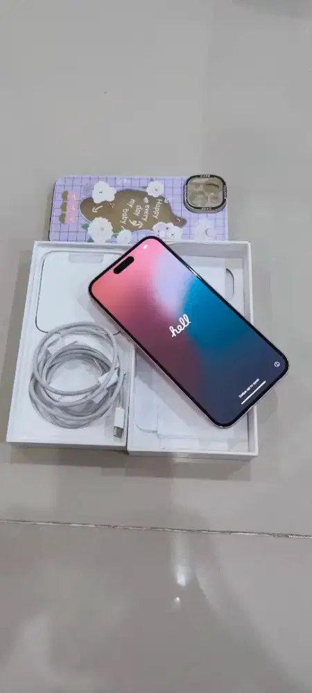 HP Iphone 15 Plus Lengkap Mulus IBOX