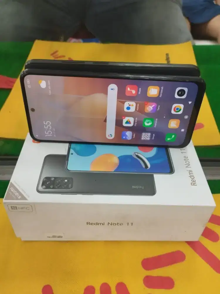 Redmi Note 11 Ram 6 /128 gb mulus semua normal lengkap