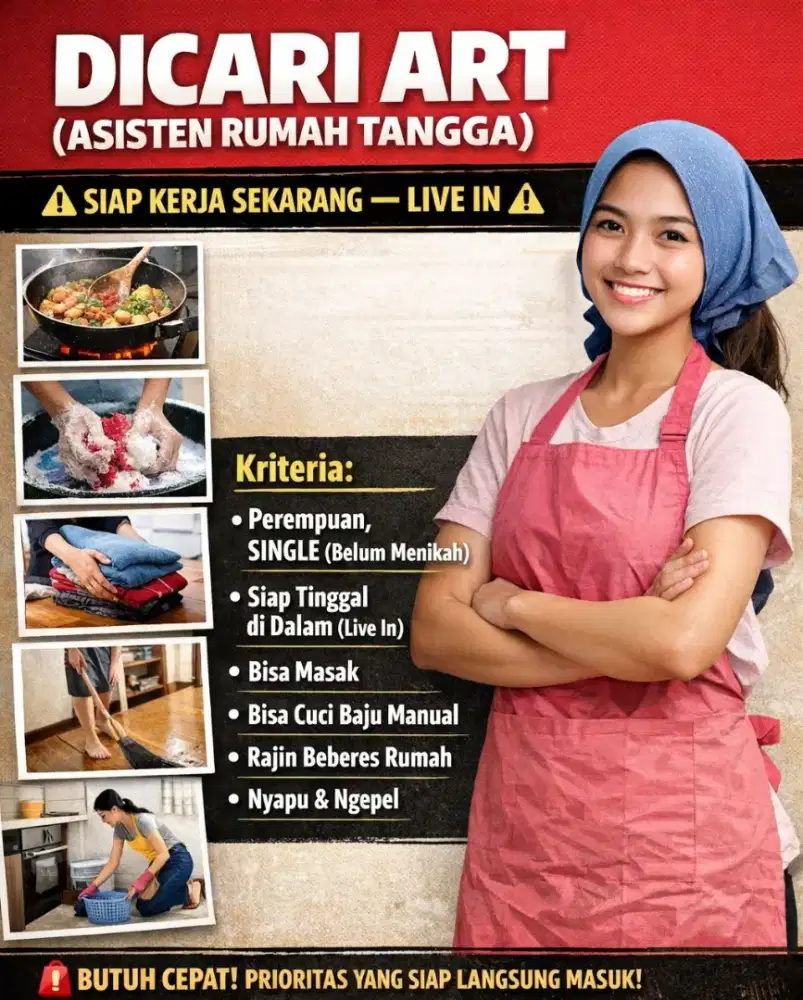 DICARI ART SIAP KERJA SEKARANG !!