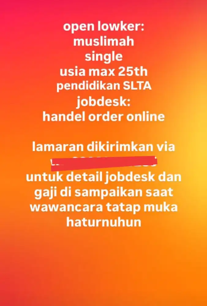 handel orderan online