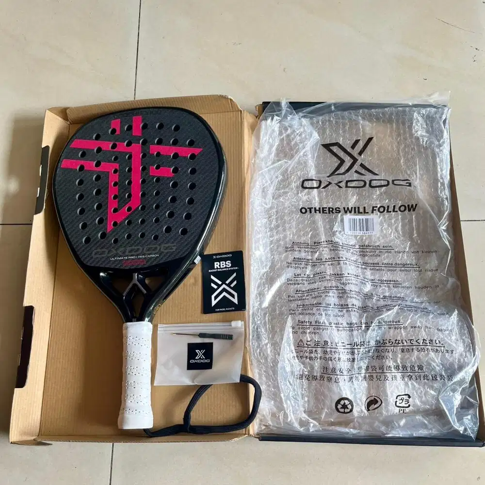 Raket Padel Oxdog Ultimate Pro + Plus 2025 Kondisi 9.3/10