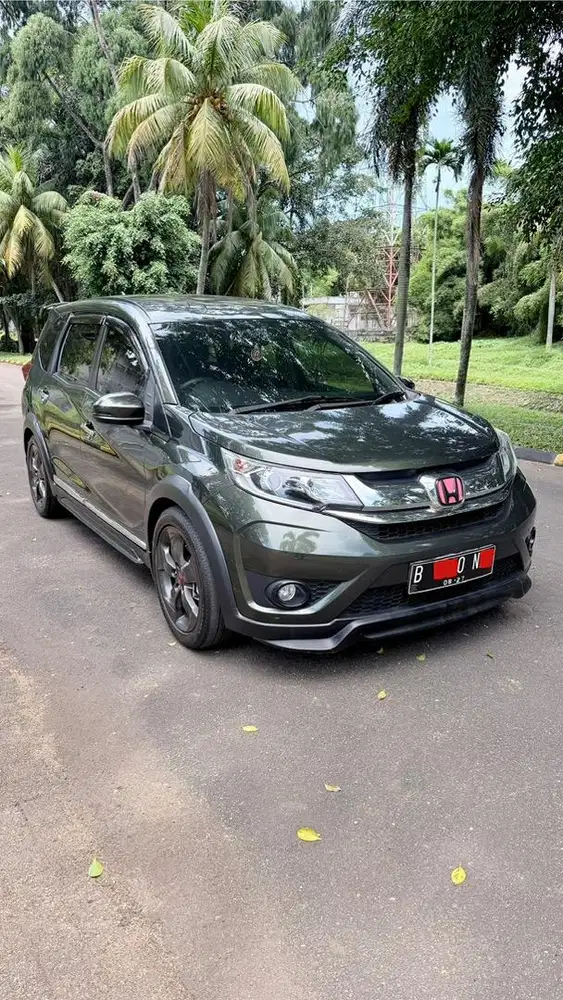 [Low km 54rb] Warna Rare Honda BRV E MT Manual Prestige 2017 Hijau