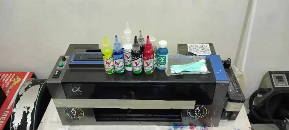 Mesin sablon DTF LENGKAP tinggal pakai.