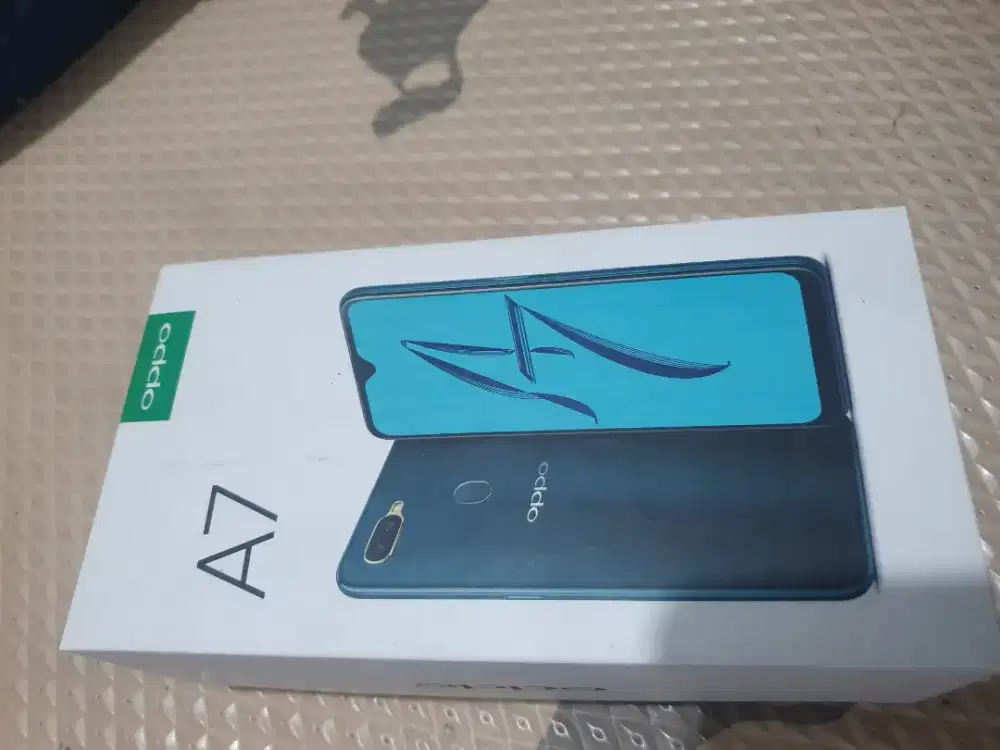 Jual oppo A7 full set