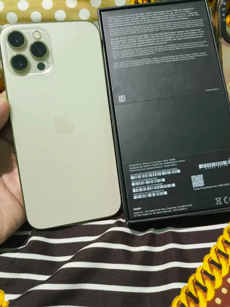Dijual iphone 12 promax ibox fullset original semua
