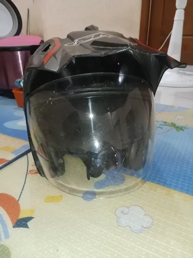 HELEM MEREK  SHEL HELMET..SNI