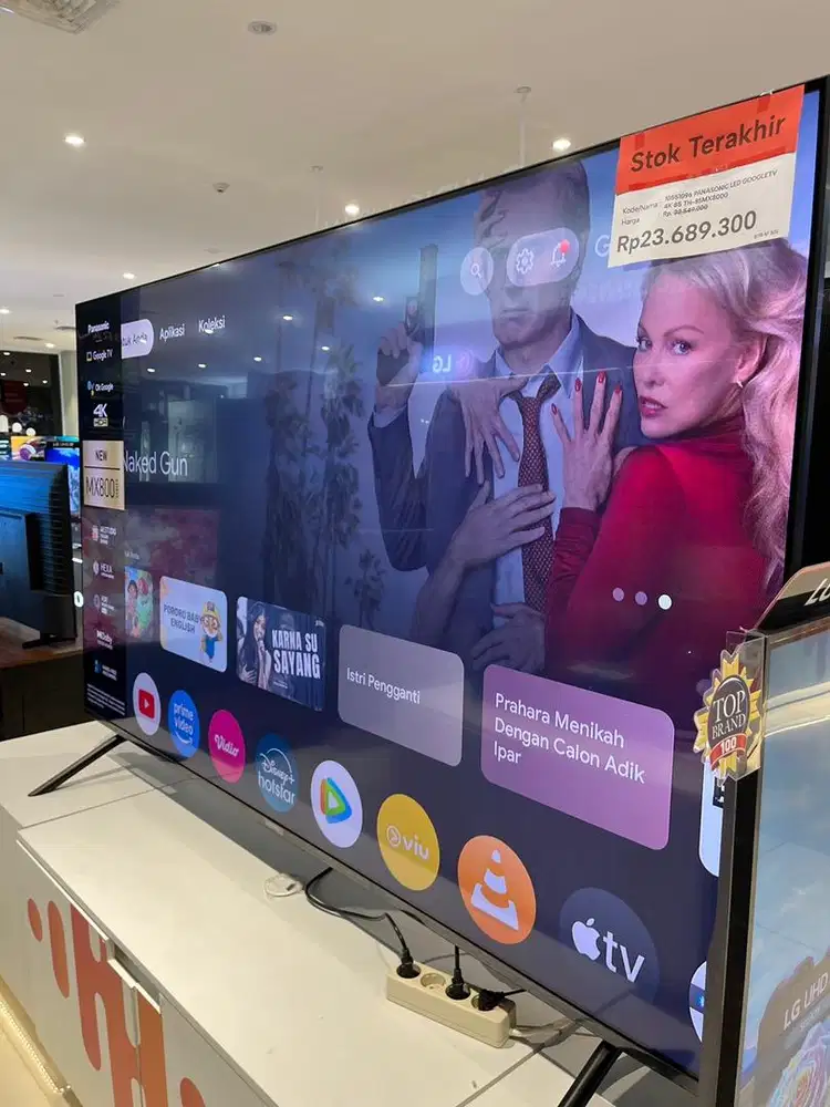 CICILAN TV PANASONIC GOOGLE TV 85 INCH (ex-display)