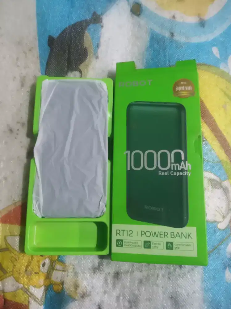 Powerbank 10.000 mAh ROBOT Tipe: RT12