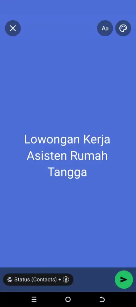Dibutuhkan Asisten Rumah Tangga Area Bekasi