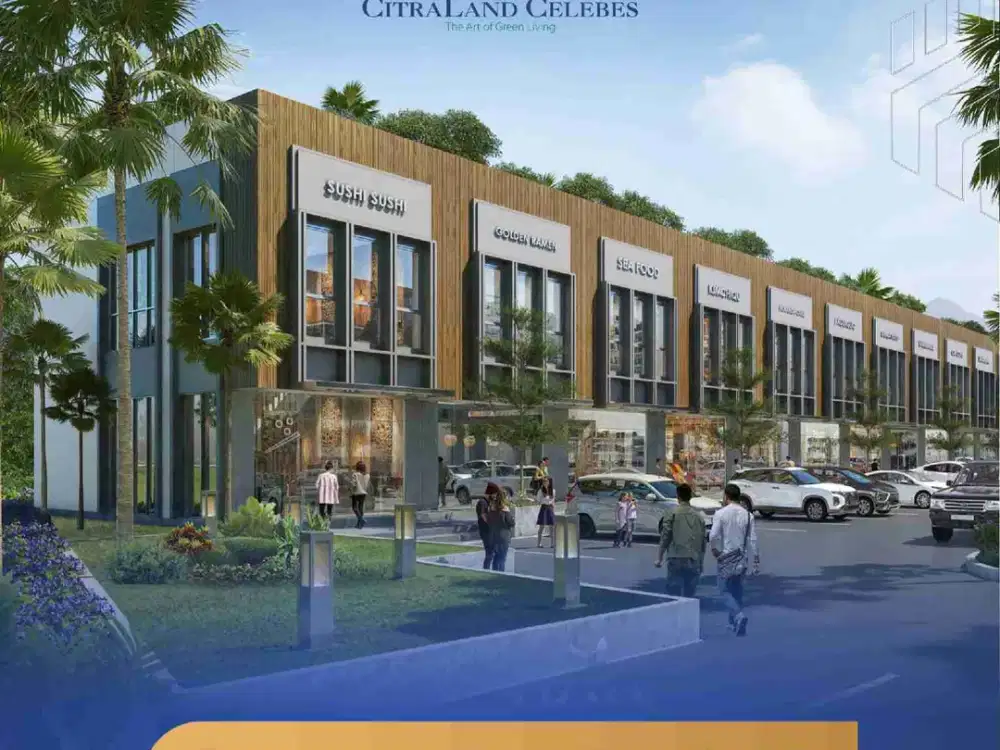 Ruko CitraLand Celebes Hertasning Baru Gowa batas Makassar
