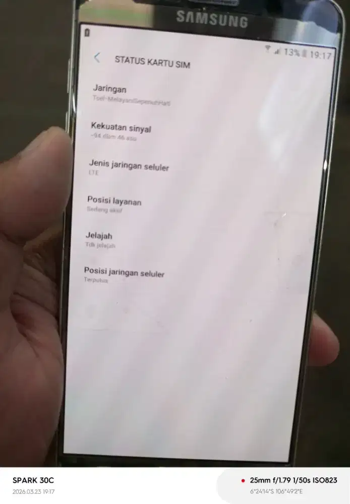 Jual cepat HP Samsung Galaxi Note 5 4G LTR langka