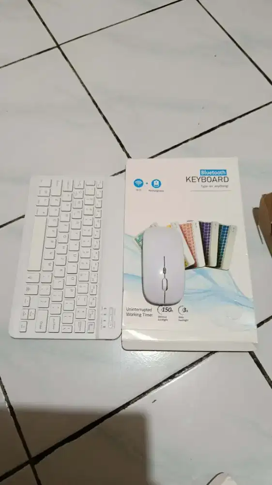 Keyboard mouse wireless baru