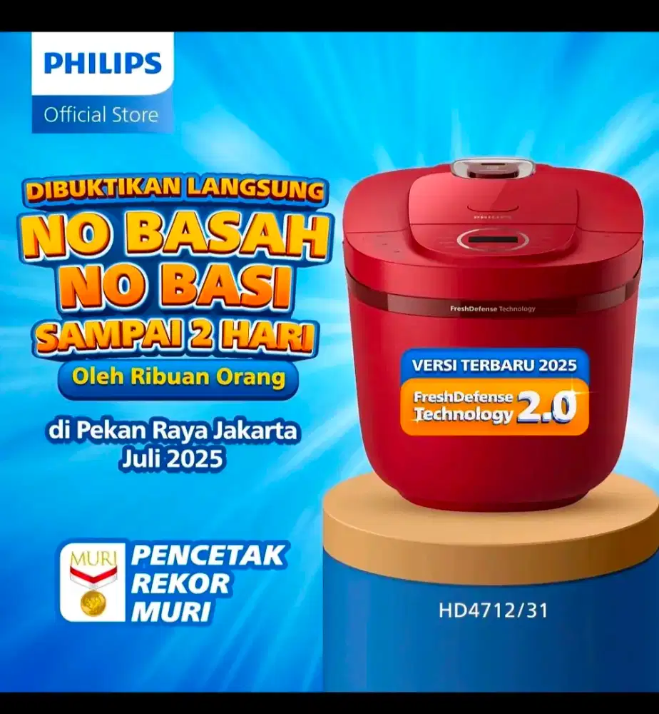 Rice cooker philips 1,8L