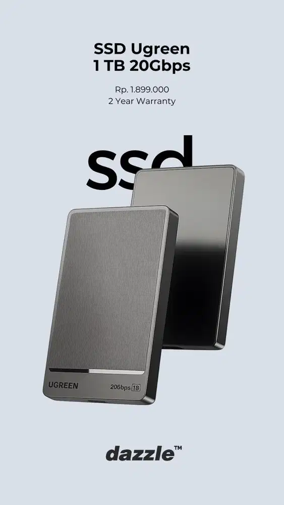 SSD UGREEN 1TB GARANSI 2 TAHUN
